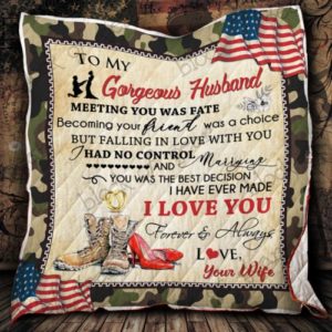 Personalized Soldier To My Husband From Wife Falling In Love With You Had No Cotrol Quilt Blanket Great Customized Gifts For Birthday Christmas Thanksgiving Perfect Gifts For Soldier