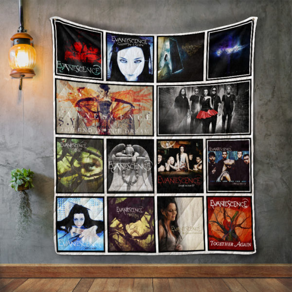 Evanescence Album Covers Quilt Blanket