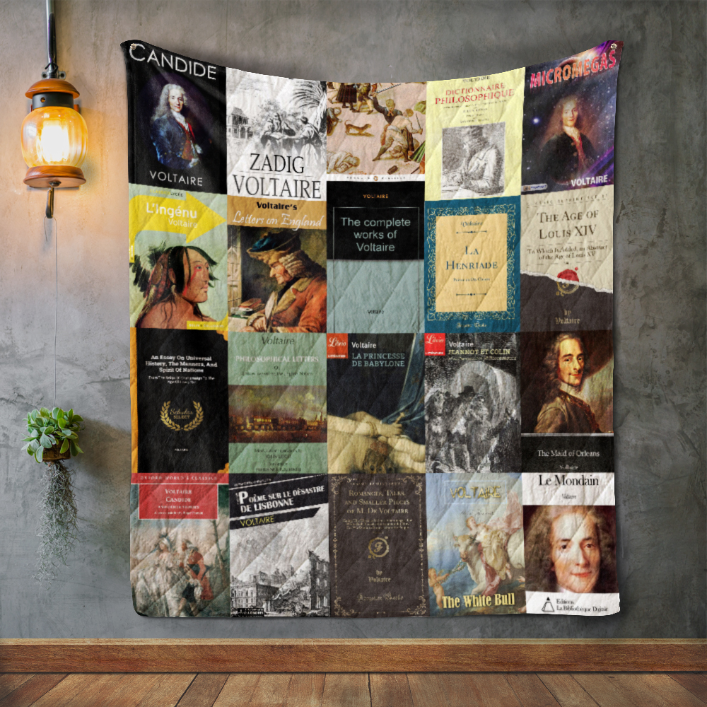 Voltaire Books Quilt Blanket – DovePrints