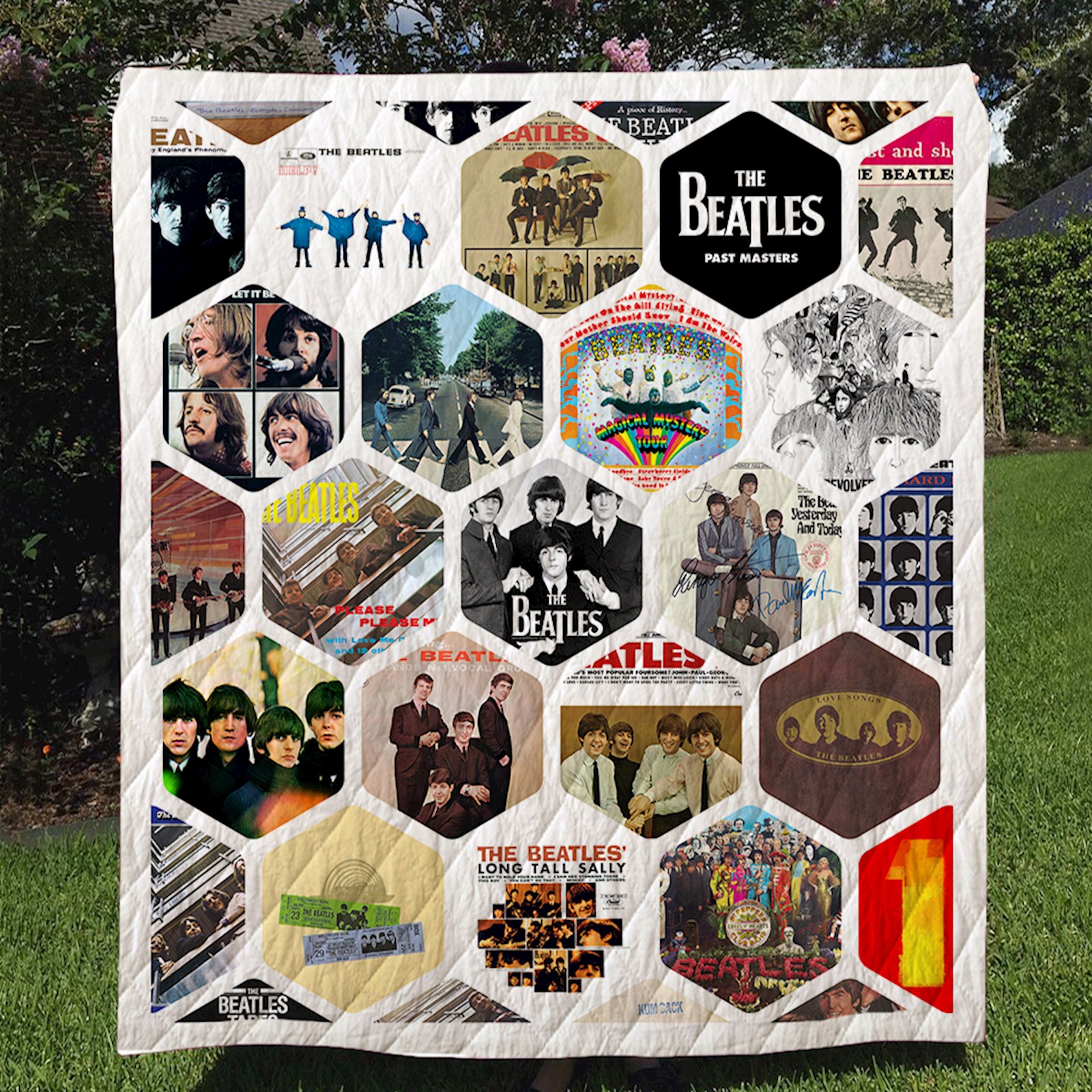 The Beatles Quilt Blanket For Fans Doveprints