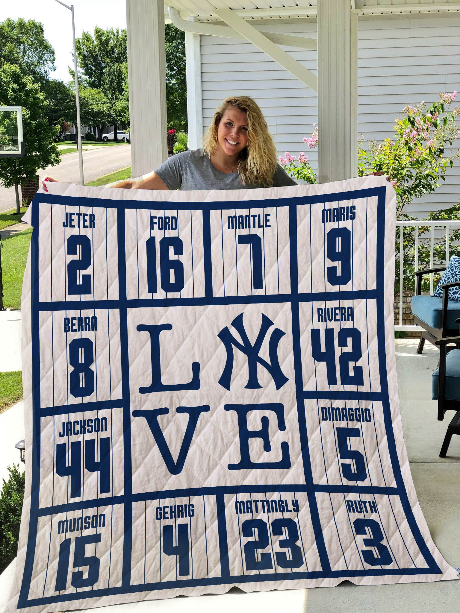New York Yankees Legends Quilt Blanket – DovePrints