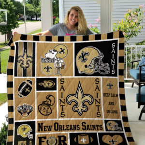 New Orleans Saints Quilt Blanket 01