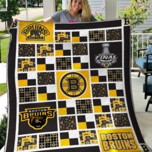Boston Bruins Quilt Blanket 08