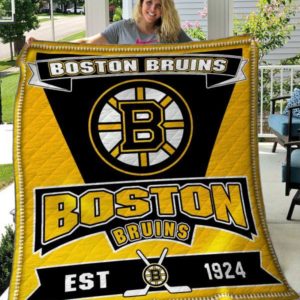 Boston Bruins Quilt Blanket 09