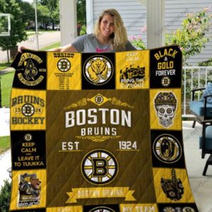 Boston Bruins Quilt Blanket 11