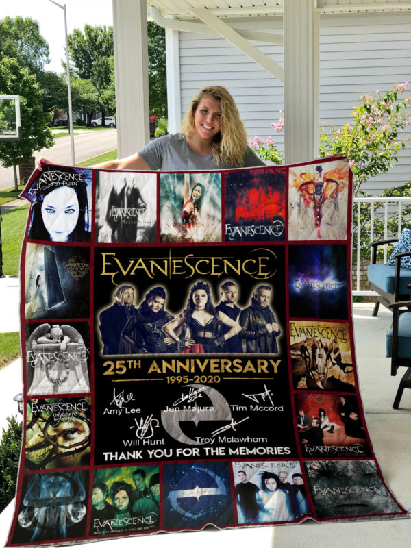 25 Years Of Evanescence Quilt Blanket