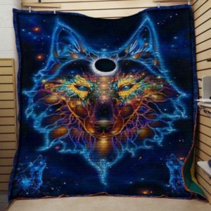 Wolf Magic Quilt Blanket Great Customized Blanket Gifts For Birthday Christmas Thanksgiving