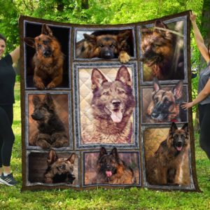 German Shepherd Collection Quilt Blanket Great Customized Blanket Gifts For Birthday Christmas Thanksgiving