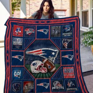 New England Patriots Quilt Blanket