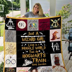 Harry Potter Girl Quilt Blanket 01