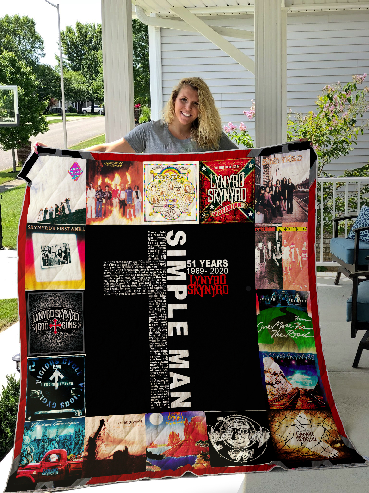 Details about   Lynyrd Skynyrd Best Gift Quilt Blanket Decor Home Full Size 