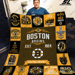 H – Boston Bruin 17 Quilt Blanket