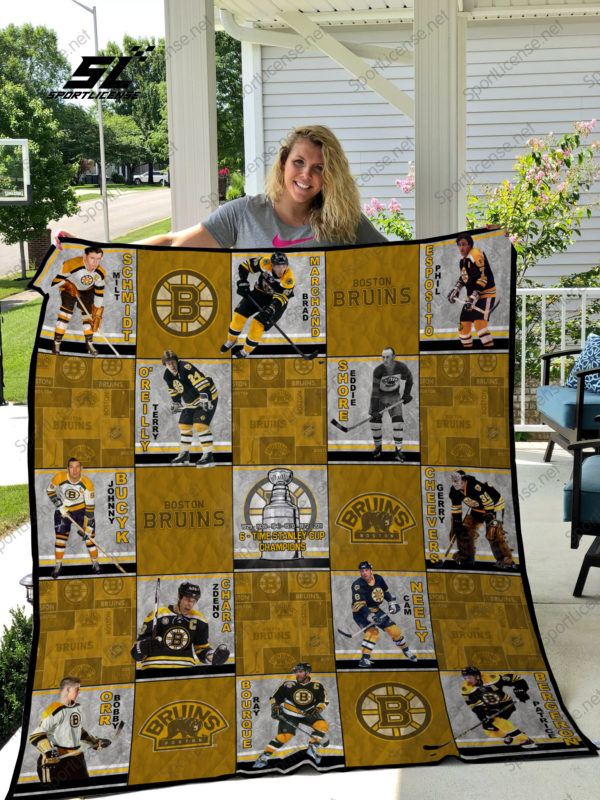 H – Boston Bruins L25 Quilt Blanket