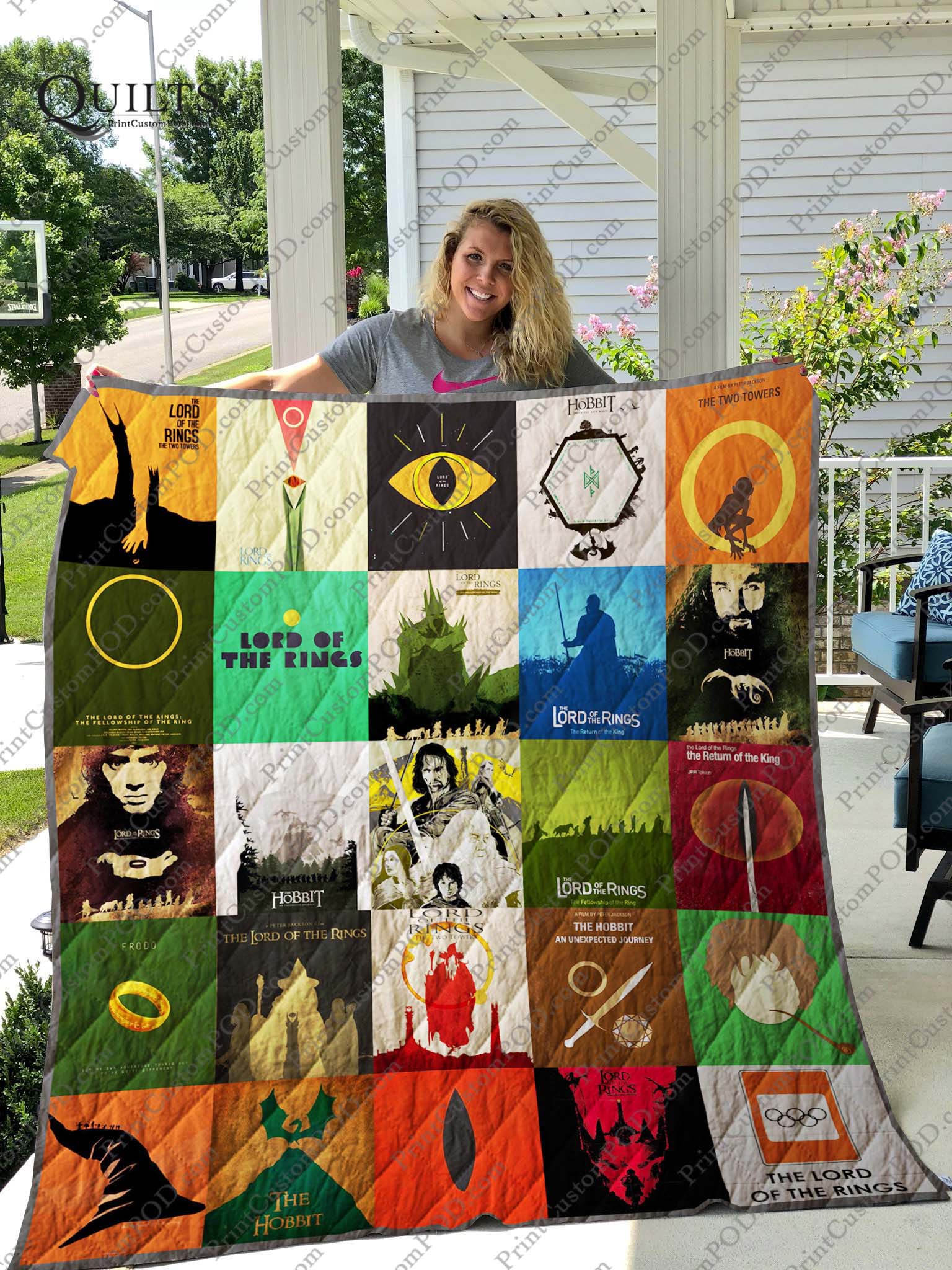 The Lord Of The Rings Quilt Blanket – DovePrints
