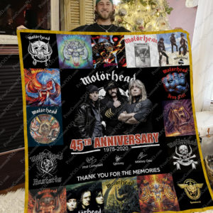 Motorhead Ver 1 Albums Poster Cover Music Rock Band Quilt Blanket Bedding Family Gift For Him  Father's Day