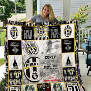 Personalized Juventus F.C Quilt Blanket Corey