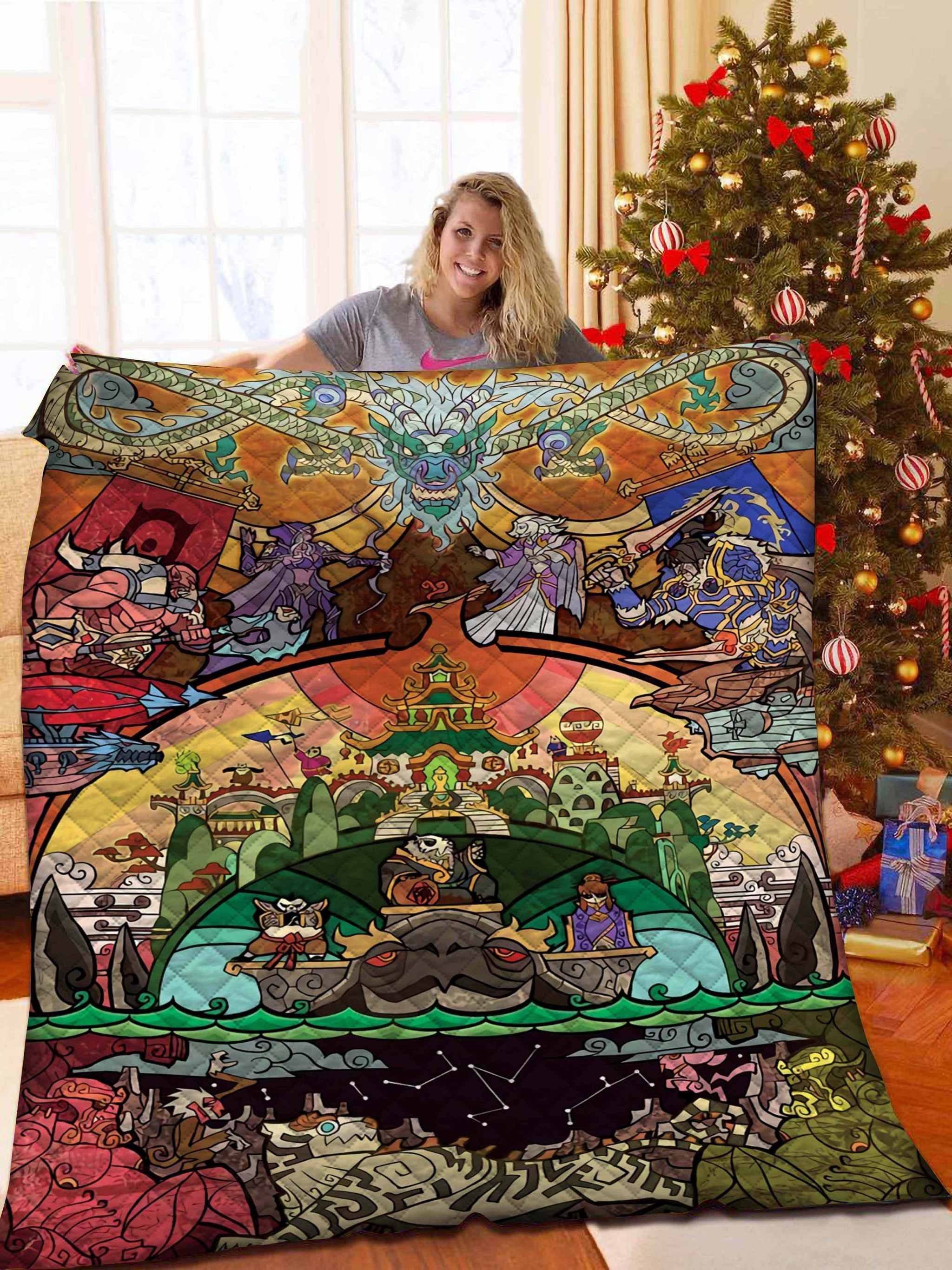 The Legends Of Zelda Quilt Blanket 