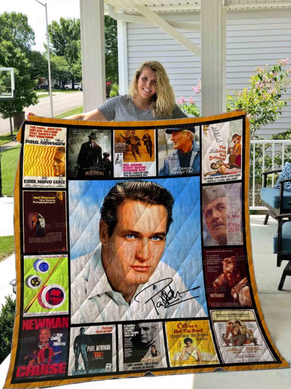Paul Newman Quilt Blanket 01