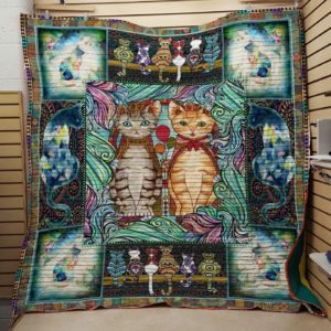 Bc – We Are Couple Cat Quilt Blanket