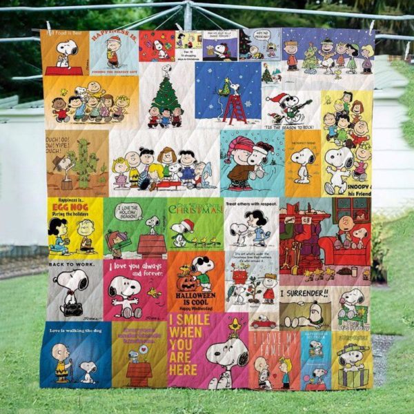 Bc – Peanuts Christmas  Quilt Blanket