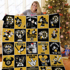 Boston Bruins Disney Quilt Blanket