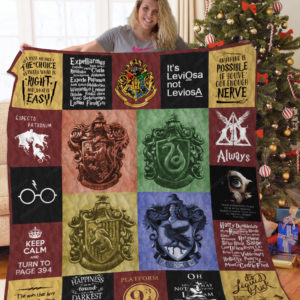 Harry Potter Quilt Blanket For Fans Ver 17