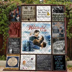 It's A Wonderful Life Quilt Blanket