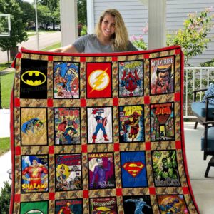 Marvel Comic Quilt Blanket 01