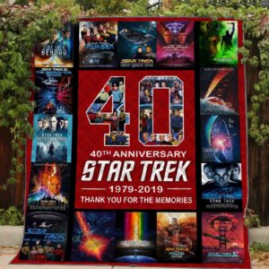 Star Trek 40th Anniversary Quilt Blanket