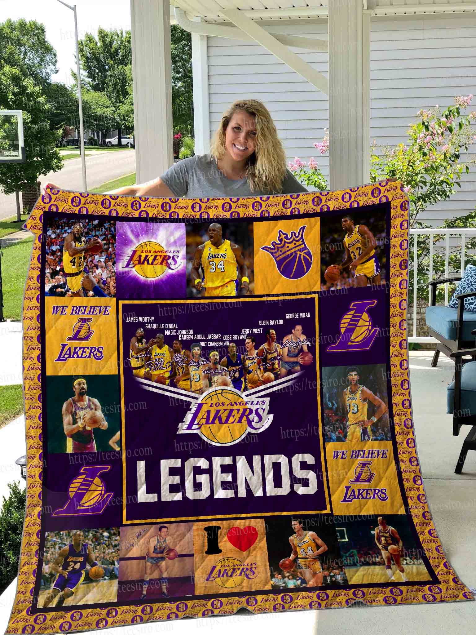 LAKERS Quilt BLANKET 