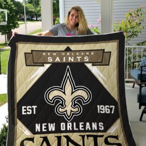 New Orleans Saints Quilt Blanket 03