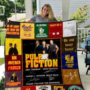Pulp Fiction Quilt Blanket