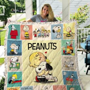 Peanuts Snoopy Quilt Blanket Gift Ideas For Fans Loves Snoopy