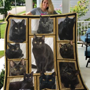 Bombay Cat Quilt Blanket Great Customized Gifts For Birthday Christmas Thanksgiving Perfect Gifts For Cat Lover