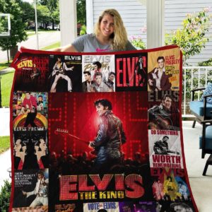 Elvis Presley Quilt Blanket Gifts For Fans Birthday Christmas Music Gifts
