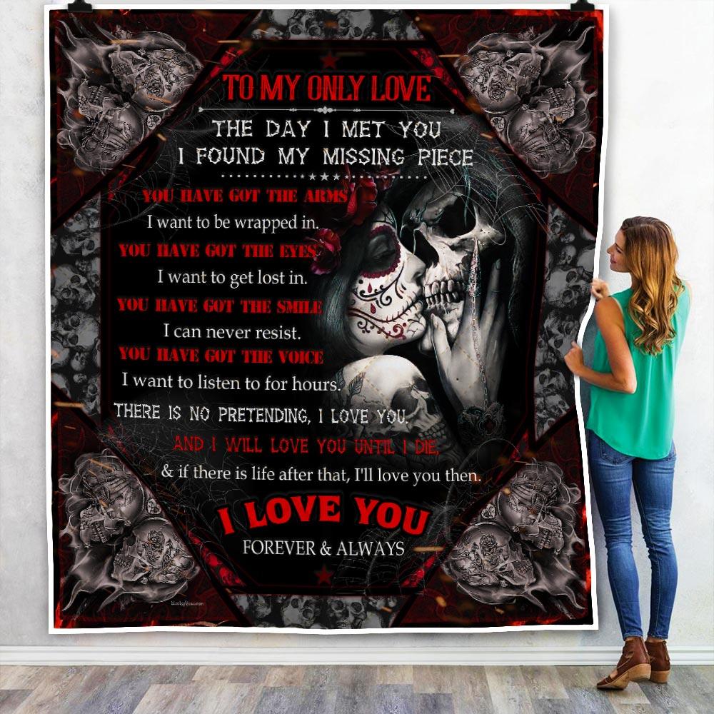 Details about   You And Me We Got This Skull Couple Gift Fleece Blanket Anniversary Gift 