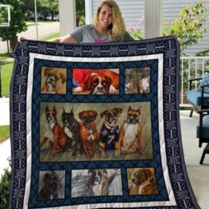 Dog lover Blanket Details about   Boxer dog Quilt Blanket Dog Lover Gift Boxer Dog Quilt