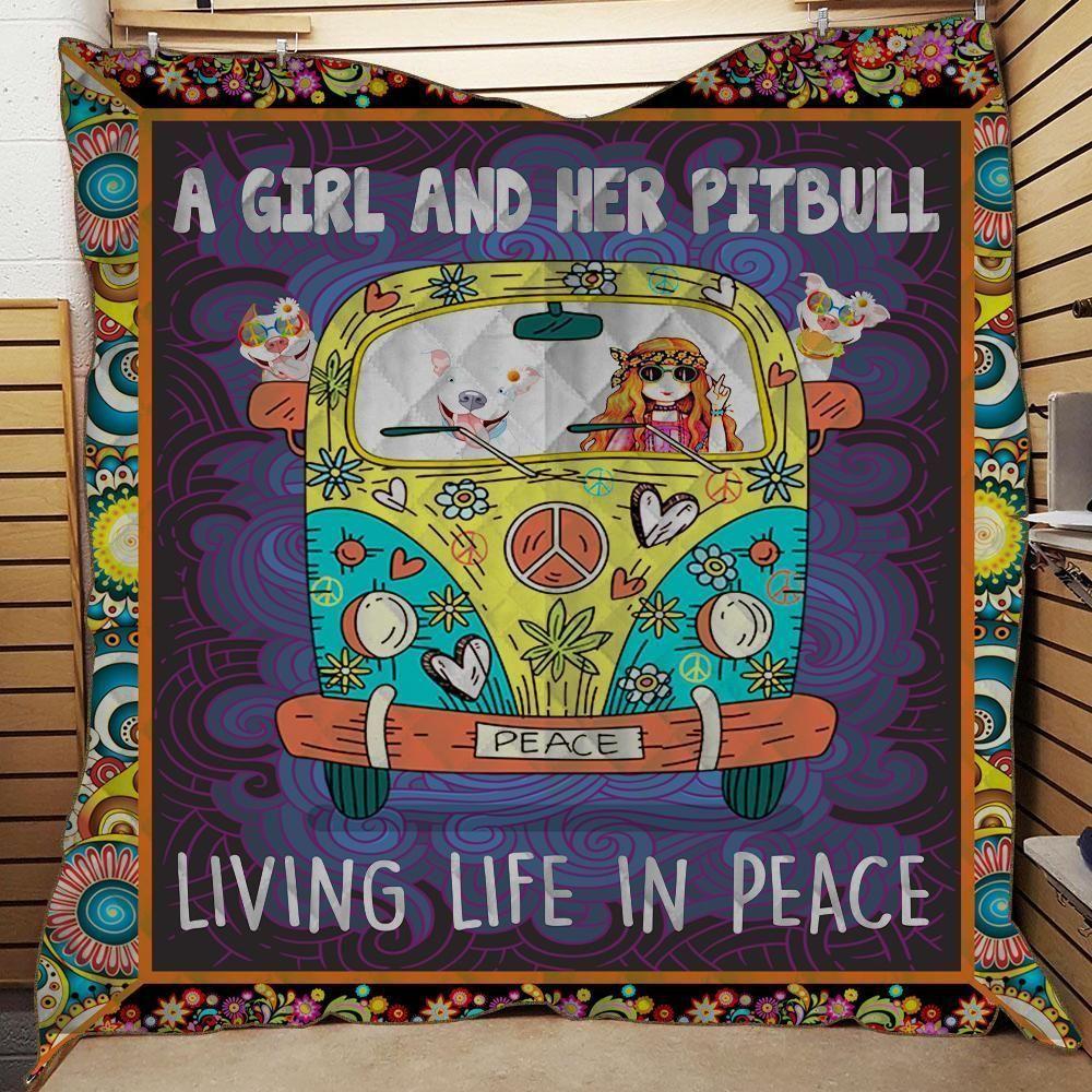 The Hippie Female Personalized Dog Poster