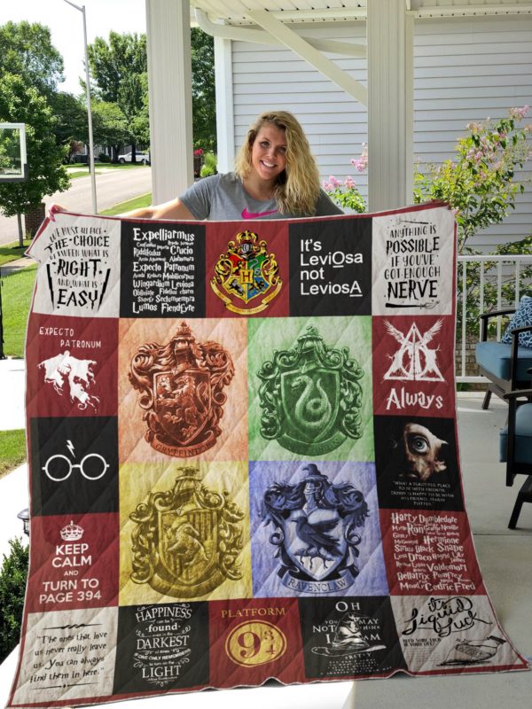 Harry Potter Quilt Blanket For Fans Ver 12