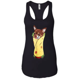 Funny Chihuahua Dog Burrito Food Tee T-Shirt