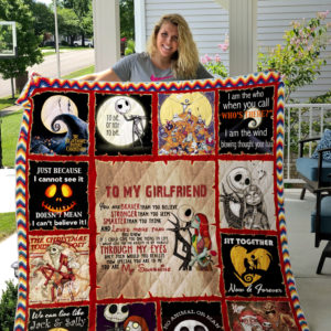 The nightmare before Christmas style 3 Quilt Blanket